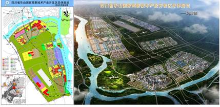乐山高新区规划图
