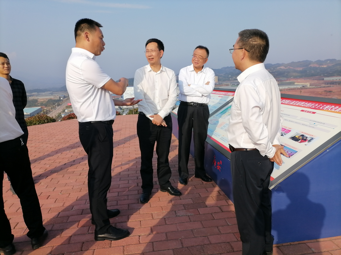 陈友清副厅长到广安调研督导商务工作